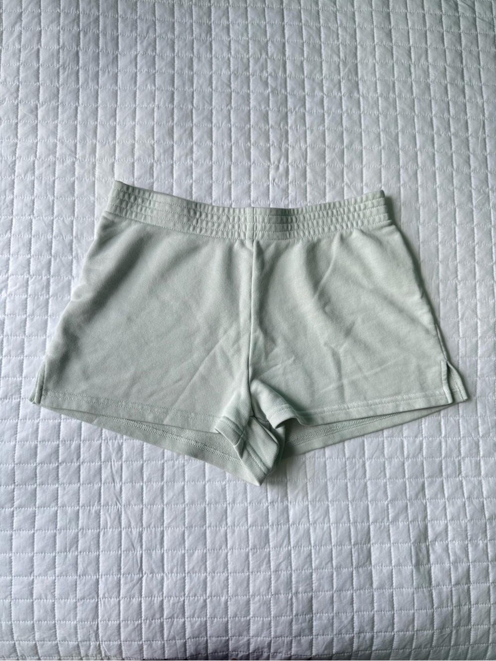 TNA Light Sage Sweat Shorts